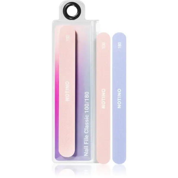 Notino Notino Nail Tools Nail File Classic klasična rašpica za nokte s dvije granulacije Classic 100/180 1 kom