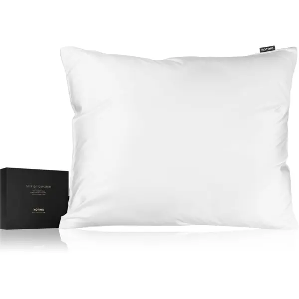 Notino Notino Silk Collection Pillowcase svilena navlaka za jastuk White 50x60 cm