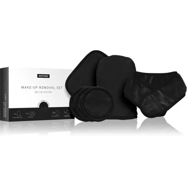 Notino Notino Spa Collection Make-up removal set set za skidanje šminke od mikrofibre Black