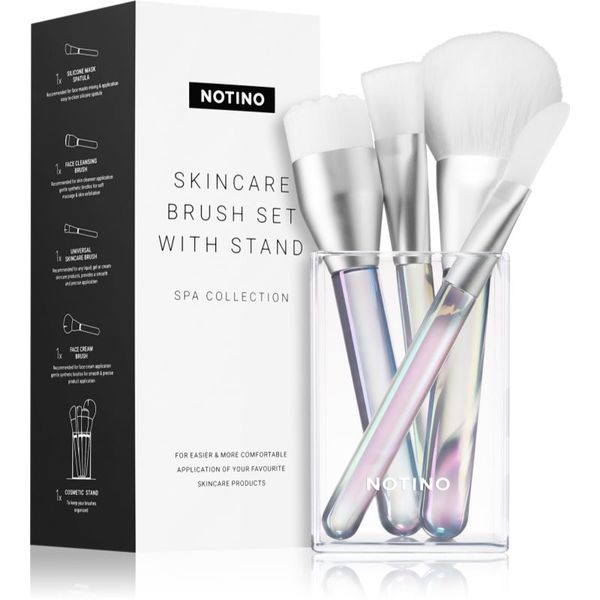 Notino Notino Spa Collection Skincare brush set with stand set kistova za njegu kože