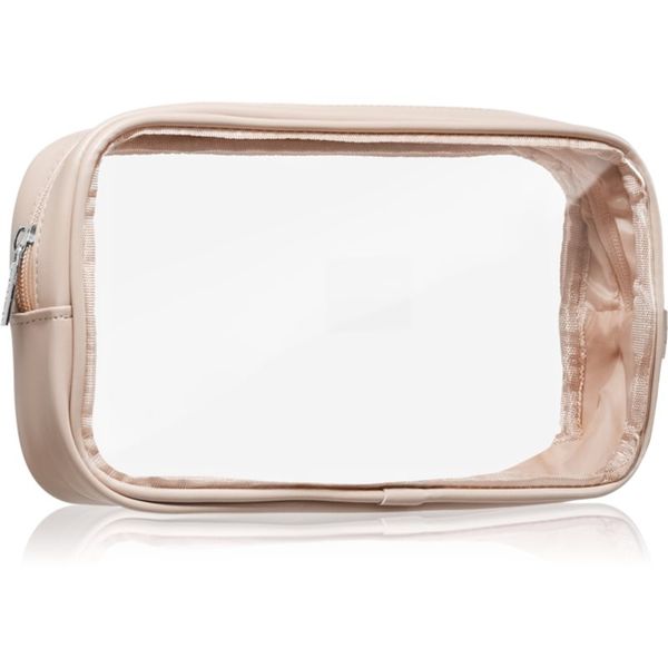 Notino Notino Travel Collection Cosmetic bag transparentna kozmetička torbica M Beige 1 kom