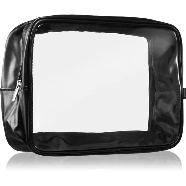 Notino Notino Travel Collection Extra Large Clear Organizer transparentna kozmetička torbica XL Black 27,5x20x12,5 cm 1 kom