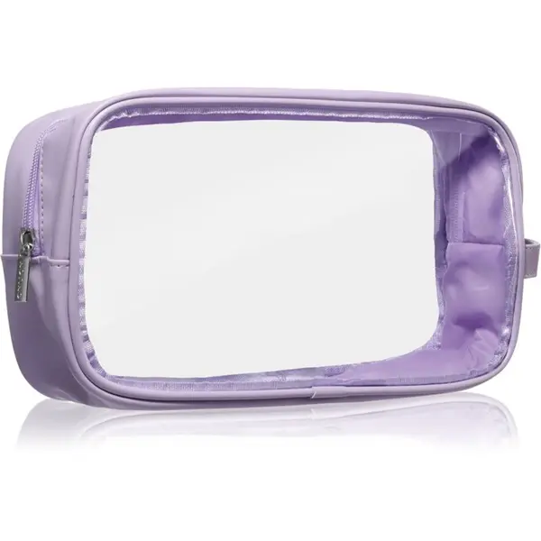 Notino Notino Travel Collection Large Clear Organizer transparentna kozmetička torbica L Purple 1 kom