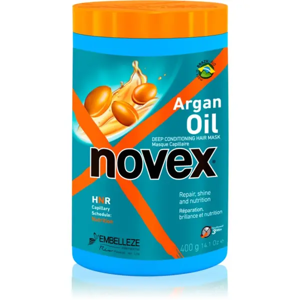 Novex Novex Argan Oil hranjiva maska za sjajnu i mekanu kosu 400 g