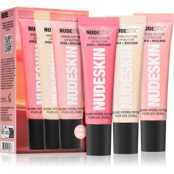 Nudestix Nudestix Nudeskin Hydra-Peptide Lip Butter Tint Set poklon set (za usne)