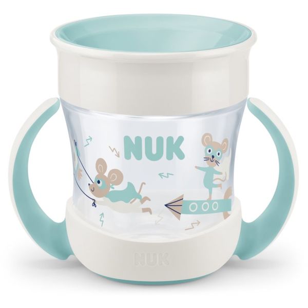 NUK NUK Magic Cup Mini šalica s ručkama 6m+ Green 160 ml