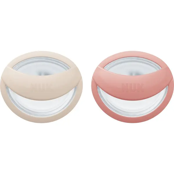 NUK NUK Perfect Match 0-6m duda Red 2 kom