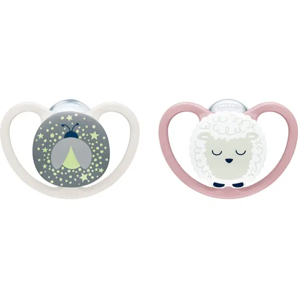 NUK NUK Perfect Match Air Night 6-18 m duda Firefly/Sheep 2 kom