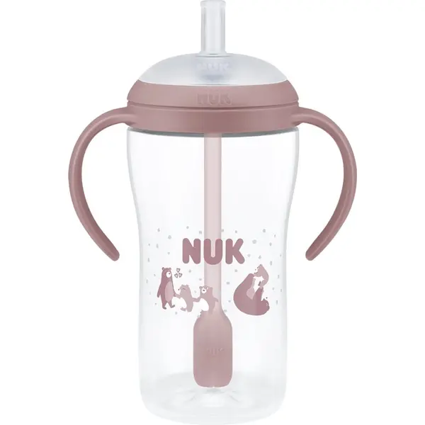 NUK NUK Perfect Match Bear boca sa slamkom 8m+ 260 ml