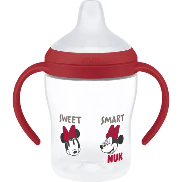 NUK NUK Perfect Match Disney šalica za učenje pijenja s ručkama Minnie 6m+ 150 ml