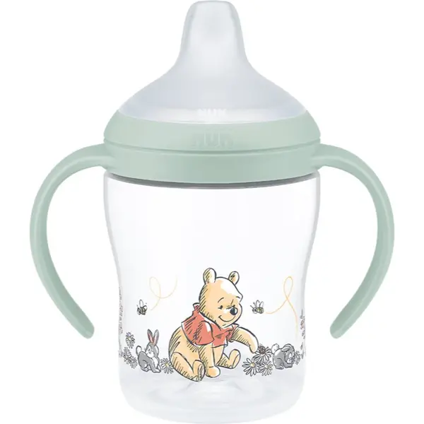 NUK NUK Perfect Match Disney šalica za učenje pijenja s ručkama Winnie the Pooh 6m+ 150 ml
