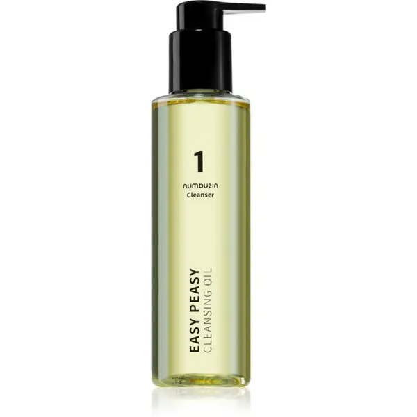 Numbuzin Numbuzin No. 1 Easy Peasy Cleansing Oil ulje za čišćenje i skidanje make-upa za hidrataciju lica i smanjenje bora 200 ml