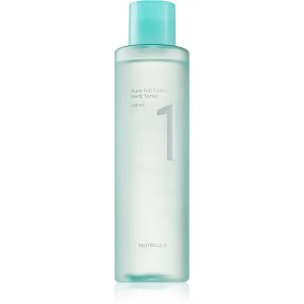 Numbuzin Numbuzin No. 1 Pure-Full Calming Herb Toner umirujući tonik za lice za problematično lice 300 ml