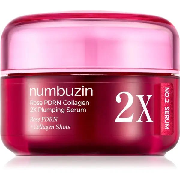 Numbuzin Numbuzin No. 2 Rose PDRN Collagen 2X Plumping Serum intenzivni serum za učvršćivanje s hidratantnim učinkom 30 ml