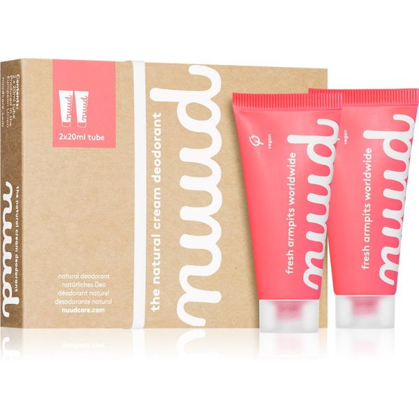 NUUD nuud Smarter Pack Red kremasti dezodorans Prirodno 2x20 ml