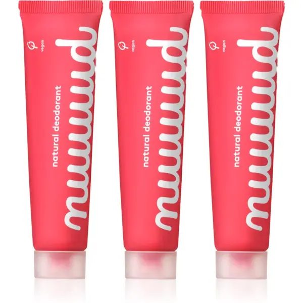NUUD nuud Wholelottanuud Pack kremasti dezodorans Prirodno 3x40 ml