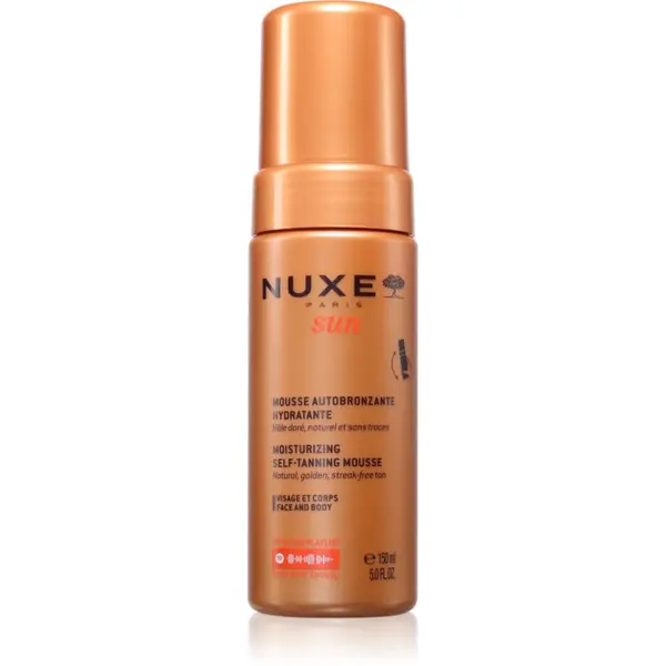 Nuxe Nuxe Sun Moisturizing Self-Tanning Mousse pjena za samotamnjenje za lice i tijelo 150 ml