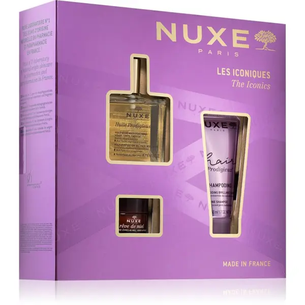Nuxe Nuxe The Iconics poklon set za lice, tijelo i kosu