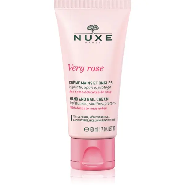 Nuxe Nuxe Very Rose Hand And Nail Cream krema za ruke i nokte s ružinom vodicom 50 ml