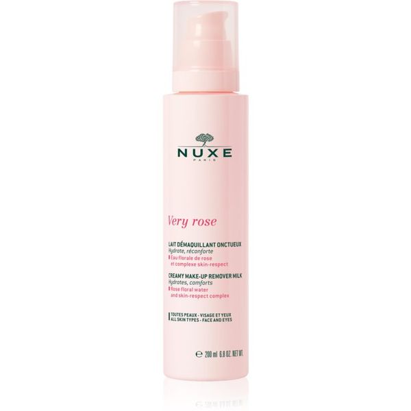 Nuxe Nuxe Very Rose nježno mlijeko za odstranjivanje šminke za sve tipove kože 200 ml