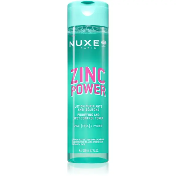 Nuxe Nuxe Zinc Power Purifying And Spot Control Toner toner za čišćenje za masno i problematično lice 200 ml