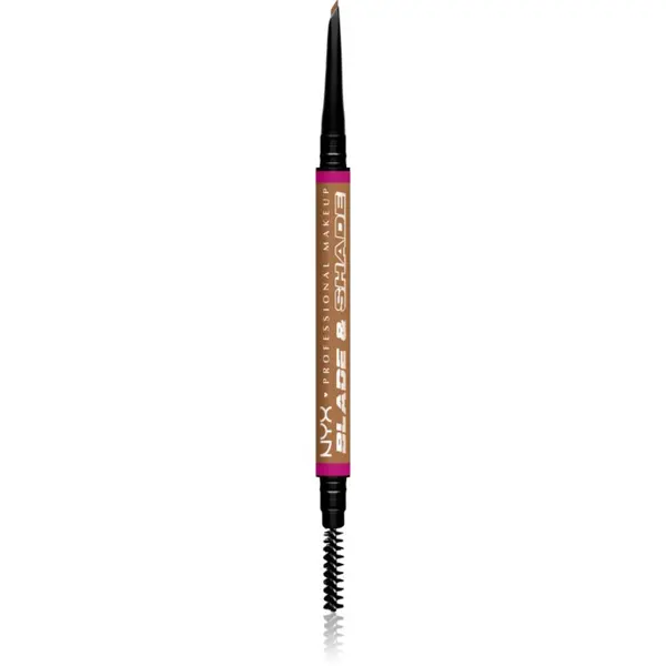 NYX Professional Makeup NYX Professional Makeup Blade & Shade olovka za obrve sa četkicom nijansa 01 Ash Blonde 0.06 g