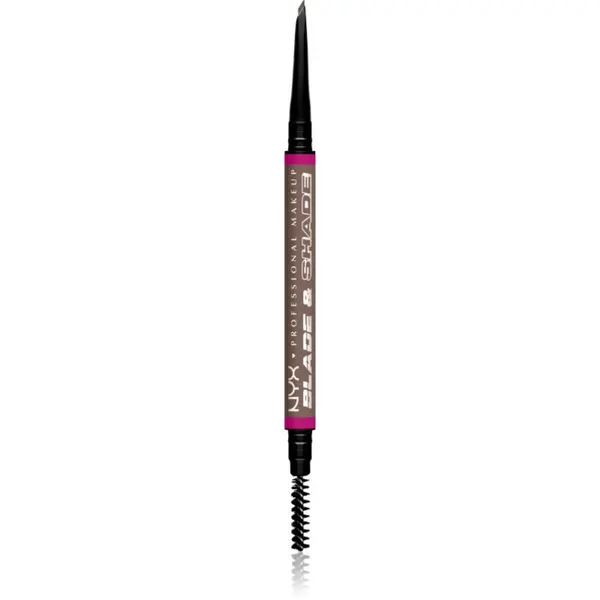 NYX Professional Makeup NYX Professional Makeup Blade & Shade olovka za obrve sa četkicom nijansa 03 Cool Ash Brown g