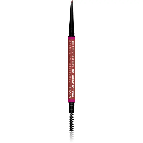 NYX Professional Makeup NYX Professional Makeup Blade & Shade olovka za obrve sa četkicom nijansa 06 Rich Auburn g