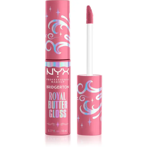 NYX Professional Makeup NYX Professional Makeup Bridgerton Royal Butter Gloss sjajilo za usne nijansa 01 Angel Food Cake 8 ml