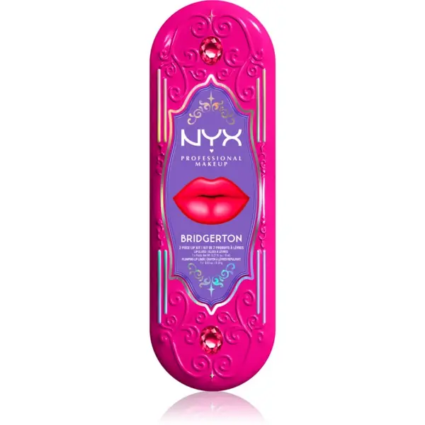 NYX Professional Makeup NYX Professional Makeup Bridgerton Royal Treasures set za usne nijansa 03 2 kom