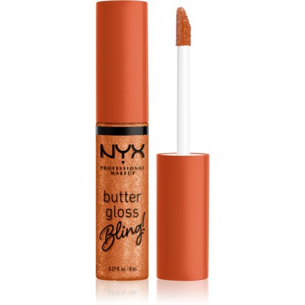 NYX Professional Makeup NYX Professional Makeup Butter Gloss Bling sjajilo za usne svjetlucavi nijansa 03 Pricey 8 ml