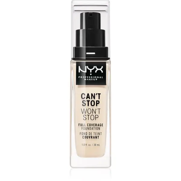 NYX Professional Makeup NYX Professional Makeup Can't Stop Won't Stop Full Coverage Foundation puder s visokim prekrivanjem nijansa 01 Pale 30 ml