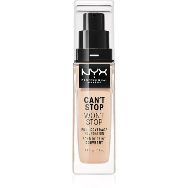 NYX Professional Makeup NYX Professional Makeup Can't Stop Won't Stop Full Coverage Foundation puder s visokim prekrivanjem nijansa 05 Light 30 ml