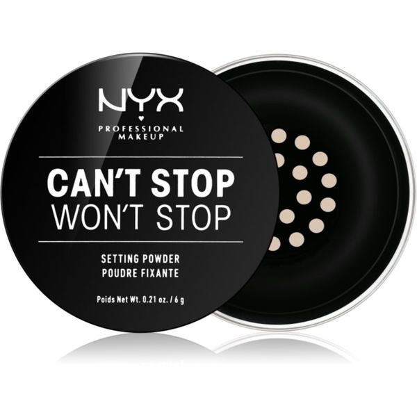 NYX Professional Makeup NYX Professional Makeup Can't Stop Won't Stop puder u prahu nijansa 01 Light 6 g