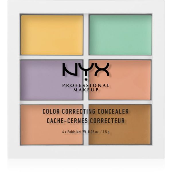 NYX Professional Makeup NYX Professional Makeup Color Correcting korektivna paleta nijansa 04 6 x 1.5 g