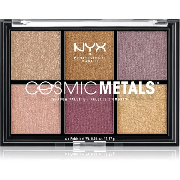 NYX Professional Makeup NYX Professional Makeup Cosmic Metals™ paleta sjenila za oči nijansa 01 8.22 g