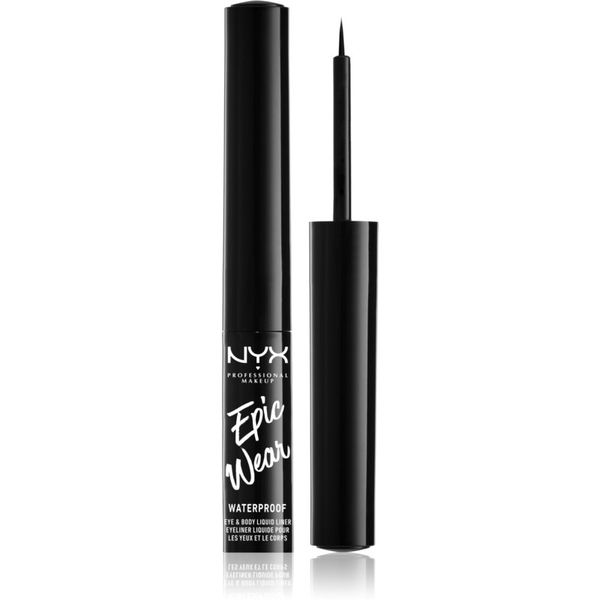 NYX Professional Makeup NYX Professional Makeup Epic Wear Metallic Liquid Liner dugotrajni gel eyeliner nijansa 01 - Black Metal 3,5 ml
