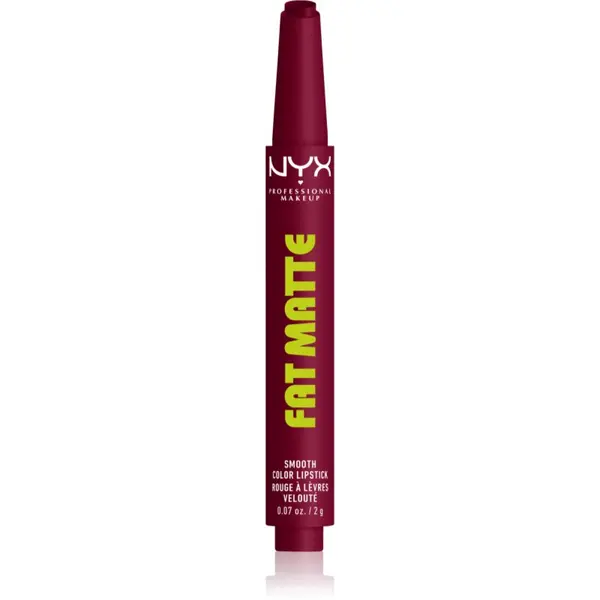 NYX Professional Makeup NYX Professional Makeup Fat Matte balzam za usne s matirajućim učinkom Berry Smooth 2 g
