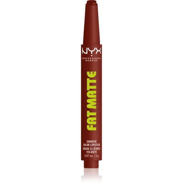 NYX Professional Makeup NYX Professional Makeup Fat Matte balzam za usne s matirajućim učinkom Cocoa Cuddles 2 g