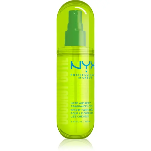 NYX Professional Makeup NYX Professional Makeup Fat Oil Body mirisna maglica za kosu i tijelo s mirisom Coconut Cutie 160 ml