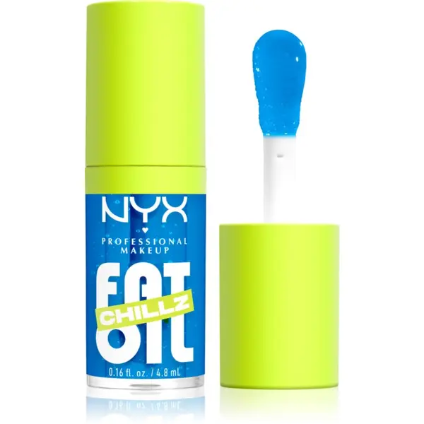 NYX Professional Makeup NYX Professional Makeup Fat Oil Chillz ulje za usne sa učinkom hlađenja nijansa Polar Peppermint 4.8 ml