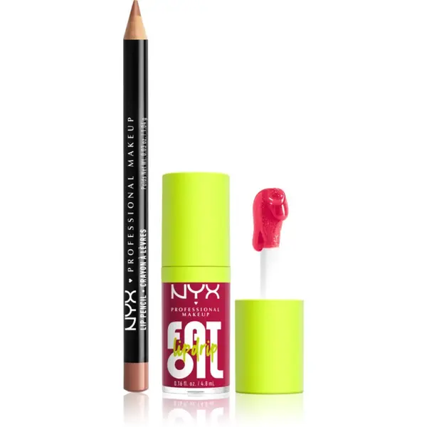 NYX Professional Makeup NYX Professional Makeup Fat Oil Lip Drip set za usne 2 kom