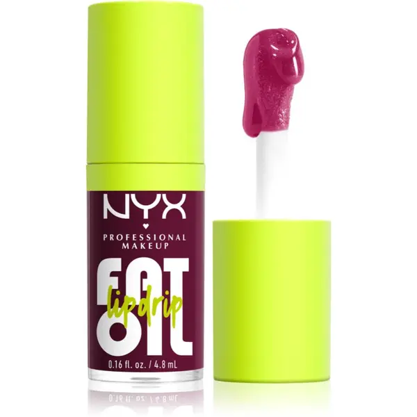 NYX Professional Makeup NYX Professional Makeup Fat Oil Lip Drip ulje za usne nijansa 04 That's Chic 4,8 ml