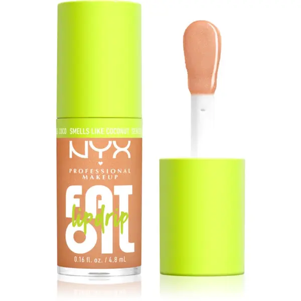 NYX Professional Makeup NYX Professional Makeup Fat Oil Lip Drip ulje za usne nijansa Coconut Cutie 4.8 ml