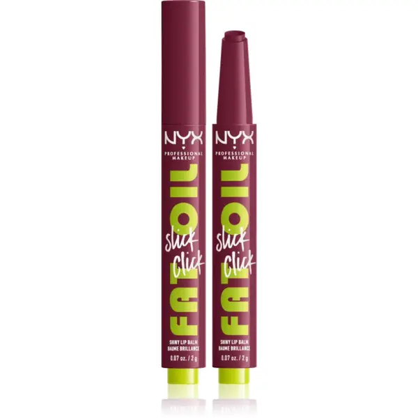 NYX Professional Makeup NYX Professional Makeup Fat Oil Slick Click balzam za toniranje za usne nijansa 09 That's Major 2 g