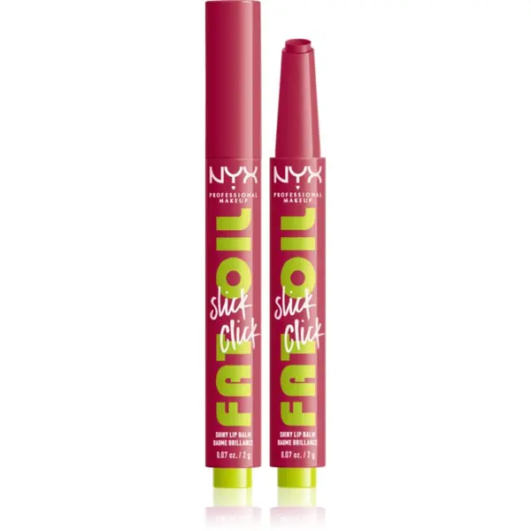 NYX Professional Makeup NYX Professional Makeup Fat Oil Slick Click balzam za toniranje za usne nijansa 10 Double Tap 2 g