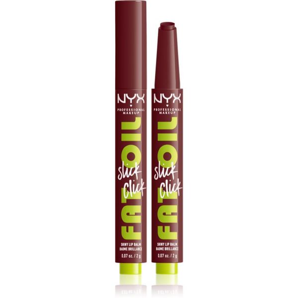 NYX Professional Makeup NYX Professional Makeup Fat Oil Slick Click balzam za toniranje za usne nijansa 11 In A Mood 2 g