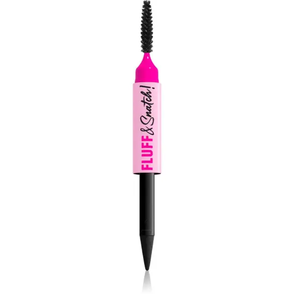 NYX Professional Makeup NYX Professional Makeup Fluff & Snatch olovka za obrve s puder efektom nijansa Black 1 g