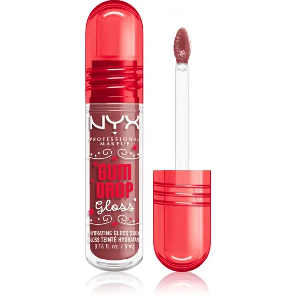 NYX Professional Makeup NYX Professional Makeup Gingerbaddie Land Gum Drop sjajilo za usne nijansa 01 Hydra Honey 1 kom