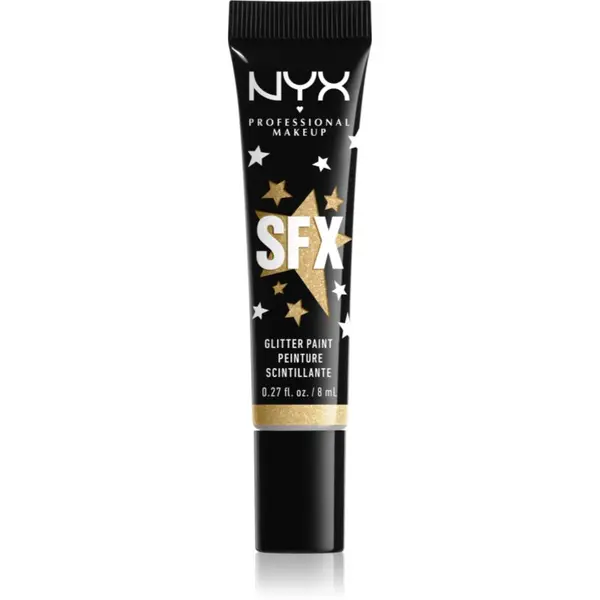 NYX Professional Makeup NYX Professional Makeup Halloween Glitter Paint šljokice za lice i tijelo nijansa 02 Broomstick Baddie 8 ml